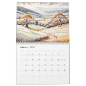 Pastel Landscapes – Art Calendar 2026 Kalender (Feb 2026)