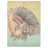 Pastel Large Conch Shell Klembord (Achterkant)