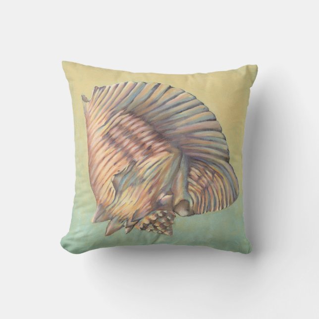 Pastel Large Conch Shell Kussen (Voorkant)