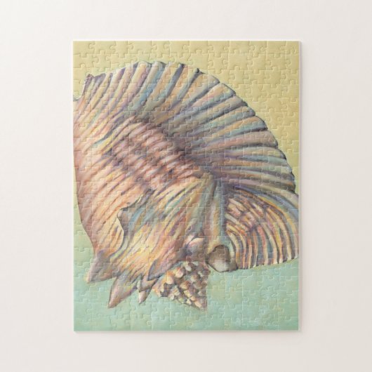 Pastel Large Conch Shell Legpuzzel (Verticaal)