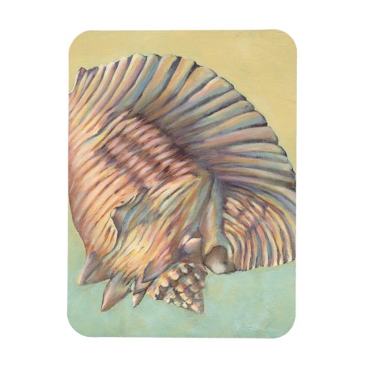 Pastel Large Conch Shell Magneet (Verticaal)