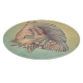 Pastel Large Conch Shell Snijplank (Hoek)