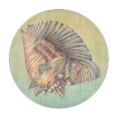 Pastel Large Conch Shell Snijplank (Voorkant)