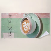 Pastel Latte Strandlaken (Voorkant)
