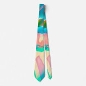 Pastel Lava Lamp Stropdas (Voorkant)