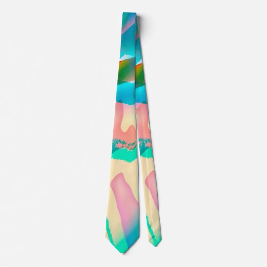 Pastel Lava Lamp Stropdas (Voorkant)
