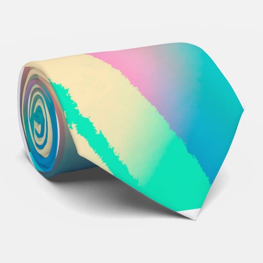 Pastel Lava Lamp Stropdas (Opgerold)