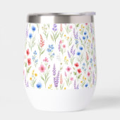 Pastel Lavendel Blauw Zalm Roze Wilde Bloem (Links)