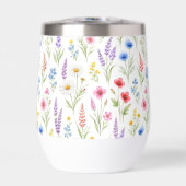 Pastel Lavendel Blauw Zalm Roze Wilde Bloem (Voorkant)