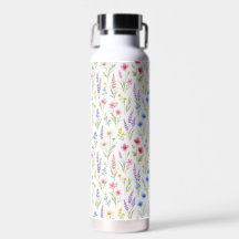 Pastel Lavendel Blauw Zalm Roze Wilde Bloemen