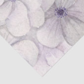 Pastel Lavendel & Blauwe Bloemen Achtergrond Decou Tissuepapier (Detail)