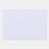 Pastel Lavendel Effen Kleur | Klassiek | Elegant Inpakpapier Vel (Voorkant 3)