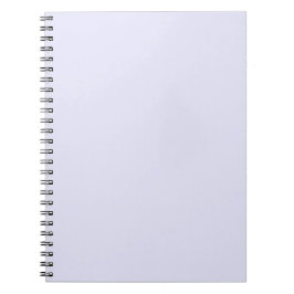 Pastel Lavendel Effen Kleur Minimalistisch Notitieboek