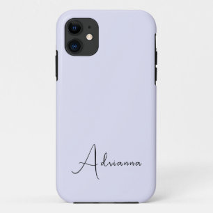 Pastel Lavendel Effen kleur Minimalistisch Persona Case-Mate iPhone Case