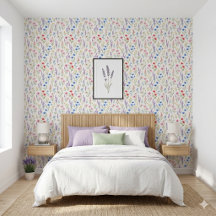 Pastel Lavendel Roze Blauwe Zalm Wilde Bloem