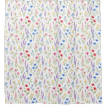 Pastel Lavendel Roze Blauwe Zalm Wilde Bloem