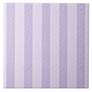 Pastel Lavendel Stripes Tegeltje
