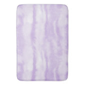 Pastel Lavendel Tie-Dye Waterverfeffect Badmat (Voorkant Verticaal)