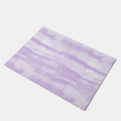 Pastel Lavendel Tie-Dye Waterverfeffect Deurmat (Schuin)