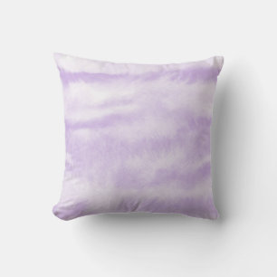 Pastel Lavendel Tie-Dye Waterverfeffect Kussen