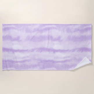 Pastel Lavendel Tie-Dye Waterverfeffect Strandlaken