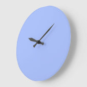 Pastel Lavendelblauw Grote Klok (Hoek)
