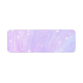 Pastel Lavender Adresetiketten Etiket