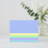 Pastel Lavender Blue Briefkaart (Staand voorkant)