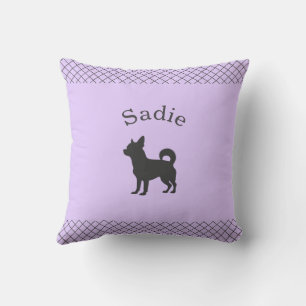 Pastel Lavender Chihuahua Persoonlijke Matching Kussen