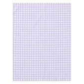 Pastel Lavender Gingham Controleert patroontablet Tafelkleed (Voorkant)