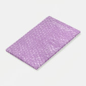 Pastel Lavender Grape Pop Bubble Wrap Purple Post-it® Notes (Schuin)