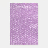 Pastel Lavender Grape Pop Bubble Wrap Purple Post-it® Notes (Voorkant)