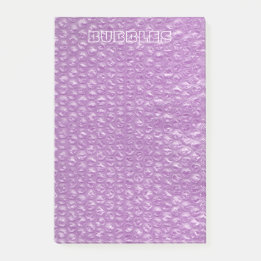 Pastel Lavender Grape Pop Bubble Wrap Purple Post-it® Notes
