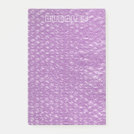 Pastel Lavender Grape Pop Bubble Wrap Purple Post-it® Notes
