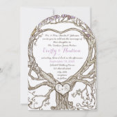 Pastel Lavender Lila Plum Boho Heart Shaped Kaart (Voorkant)