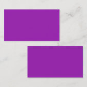 Pastel Lavender Paars Visitekaartje (Voorkant / Achterkant)