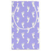 PASTEL LAVENDER PAARSE BABY FEET KLEIN CADEAUZAKJE (Achterkant)