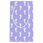 PASTEL LAVENDER PAARSE BABY FEET KLEIN CADEAUZAKJE (Voorkant)