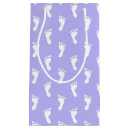 PASTEL LAVENDER PAARSE BABY FEET KLEIN CADEAUZAKJE