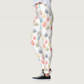 Pastel Leaves Leggings (Links)