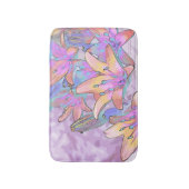 Pastel Lelie Liefde Badmat (Voorkant Verticaal)