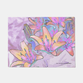 Pastel Lelie Liefde Deurmat
