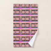 Pastel Lelies Bad Handdoek (Handdoek)