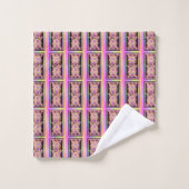 Pastel Lelies Bad Handdoek (Wasdoekje)
