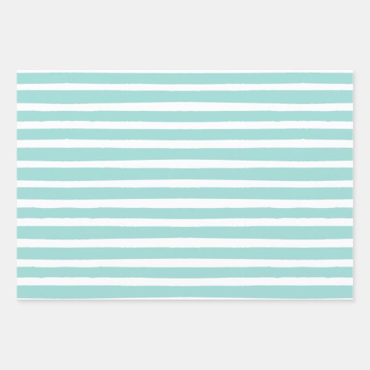 Pastel Lemon Fun Stripes Stippen Summer Inpakpapier Vel (Voorkant 2)