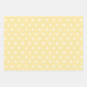 Pastel Lemon Fun Stripes Stippen Summer Inpakpapier Vel (Voorkant 3)