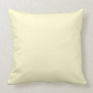 Pastel Lemon Yellow Bleek Soft Meringue Yellow Kussen