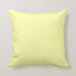 Pastel Lemon Yellow Kussen