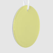 Pastel Lemon Yellow Ornament (voorkant)