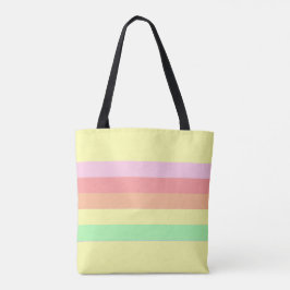 Pastel Lemon Yellow Tote Bag